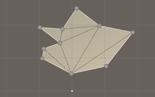 Triangulation of concave polygon