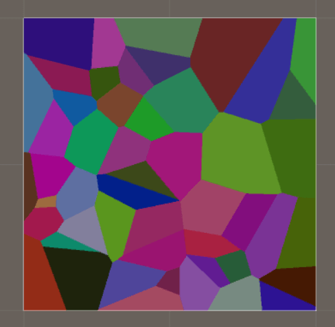 Voronoi diagram color