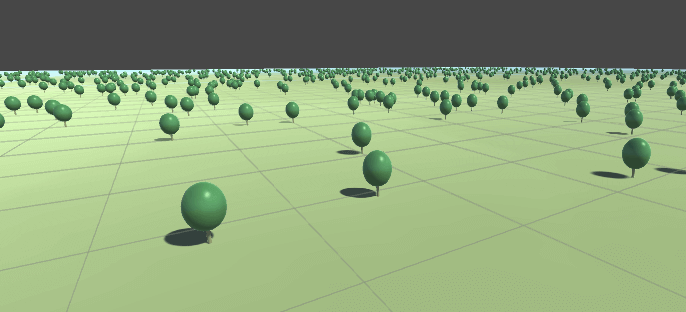 Unity mesh combining final forest