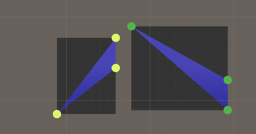 Intersection of 2 rectangles with AABB intersection method