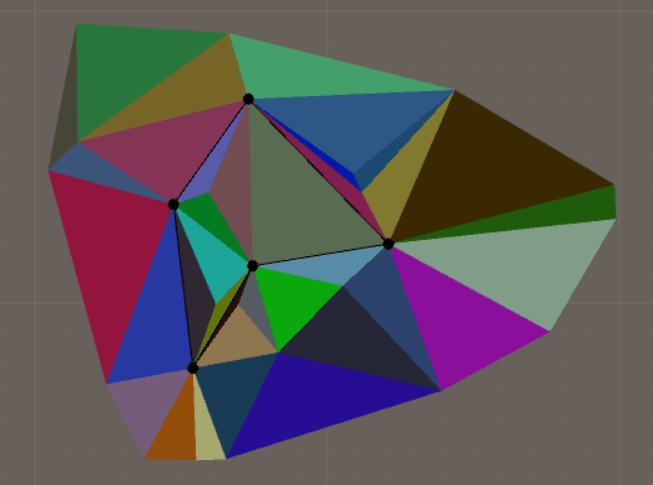 Constrained delaunay triangulation
