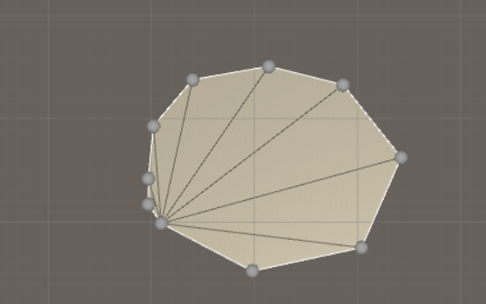 Triangulation of convex polygon